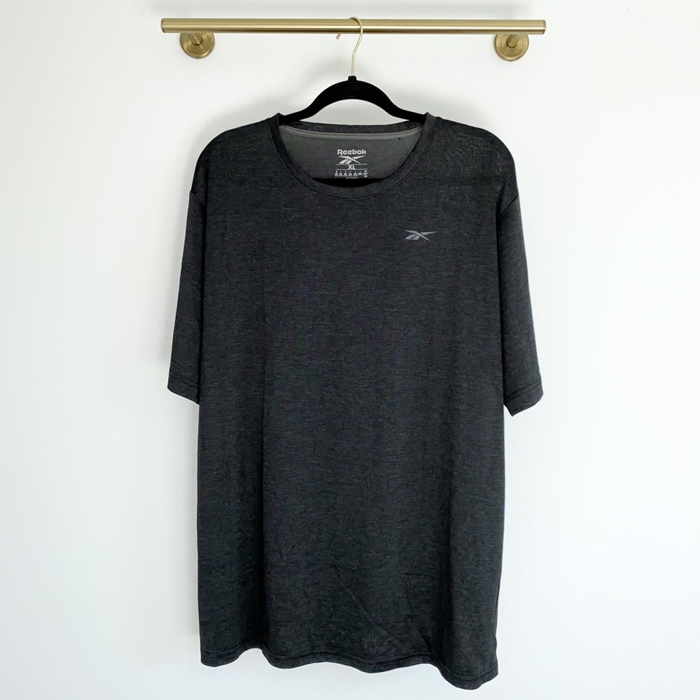 Charcoal Reebok Speedwick Athletic Shirt
